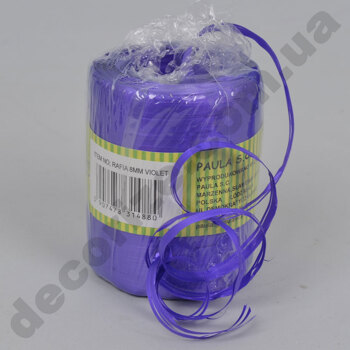 рафия фиолетовая № violet
