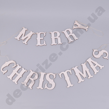 гирлянда для декора "merry christmas"