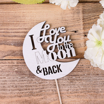 топпер "To the moon and back"
