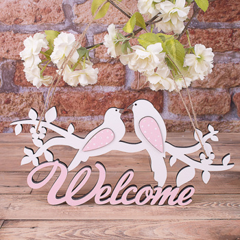 подвеска "welcome"