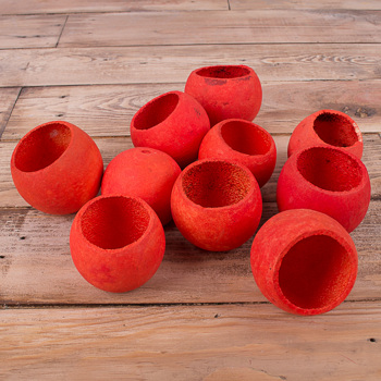 головки "bell cup" оранжевые, 10шт
