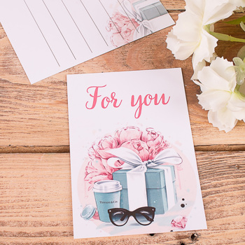открытка мини "for you"