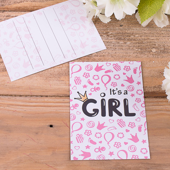 открытка мини "Its a Girl"