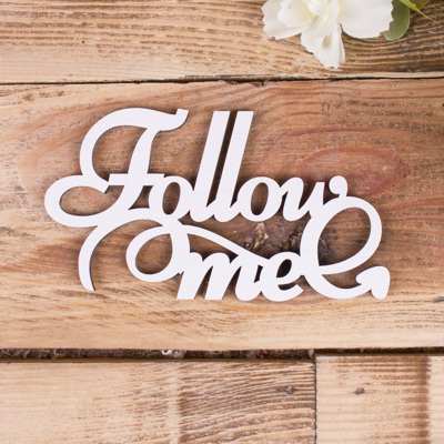 топпер "Follow me"