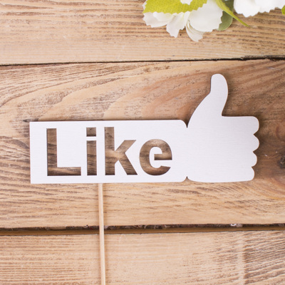 топпер "Like (палець вверх)"