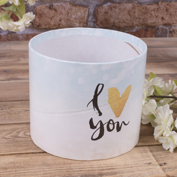 Коробка без крышки 16см "I love you"