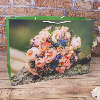 W7 -18 пакет 35*50*15 "коралловый букет "  