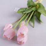 букет тюльпан "напіввідкритий" латекс блідо- рожевий