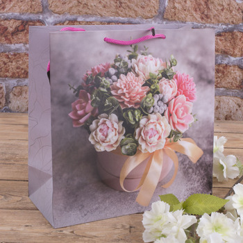 W1-210 пакет 23*23*10  "мыльные цветы"