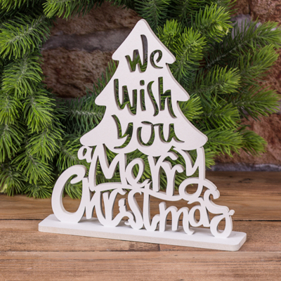 статуэтка елочка "we wish you a merry christmas" статуэтка елочка "we wish you a merry christmas"