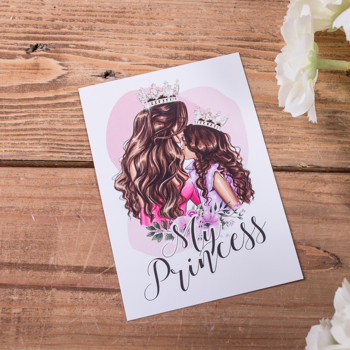 открытка мини  "My princess"