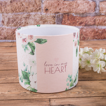 Коробка без крышки 16 см "love in my heart"