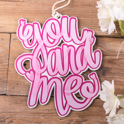 подвеска "you and me" 