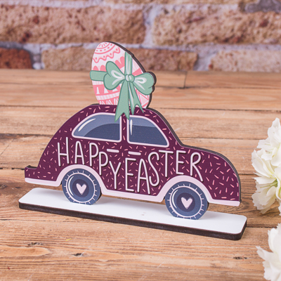  статуетка машинка "happy easter"