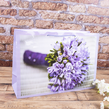 подарочный пакет 45*31*15 "букет"