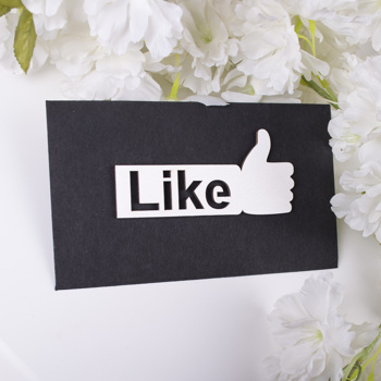 конверт с топером "like "