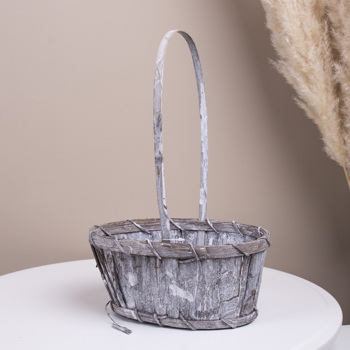 корзина из коры овальная