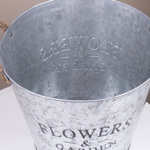 металлическое кашпо "Flower" (кругле) гигант