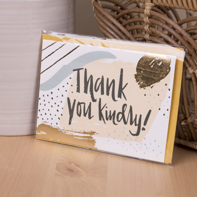 конверт подарунковий мікс  thank  you kindli