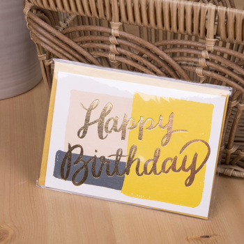 конверт подарочный c открыткой happy birthday 