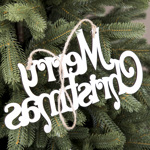 игрушка на елку "Merry christmas"
