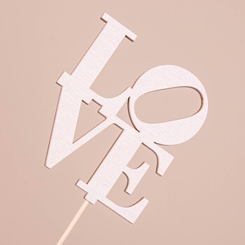 топпер "Love " розовый