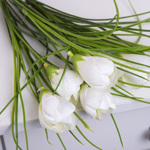 крокусы искусственные белые