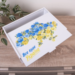 Коробка прямоугольная 32 см "Все буде Україна"