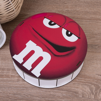 Коробка круглая 19,5см деревянная M&M's