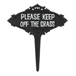 металл табличка Please keep off the grass (Пожалуйста, держитесь подальше от травы)