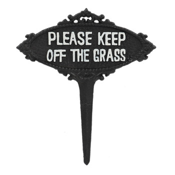 металл табличка Please keep off the grass (Пожалуйста, держитесь подальше от травы)