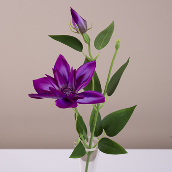 искусственный клематис одинарный фиолетовый (purple)