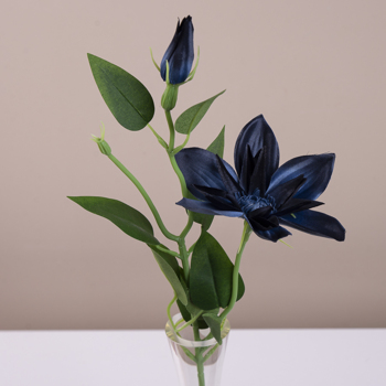 искусственный клематис одинарный синий (navy blue)