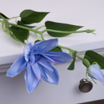 искусственный клематис одинарный голубой (LT blue)