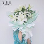 Пленка «Двухсторонняя Микс» розово-голубая 58*58см (20шт).