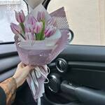 Бумага перфорированная фиолетовая 50см*10ярдов
