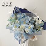 Пленка «полупрозрачная» зеленая 58*58см (20шт)