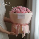 Пленка «полупрозрачная» фиолетовая 58*58см (20шт)