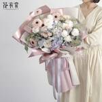 Пленка «Rose Gold» серая 58*58см (20шт)