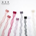 Лента из органзы «кудрявая» 4 см*9 м белая