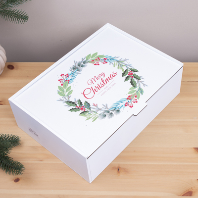 коробка прямокутна 36 см  "merry christmas"