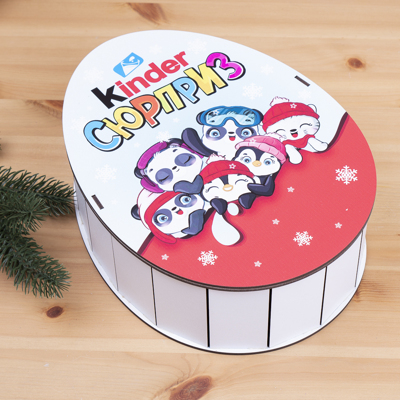 Коробка 28 см Киндер друзья