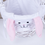 кошик з тканиною та вушками