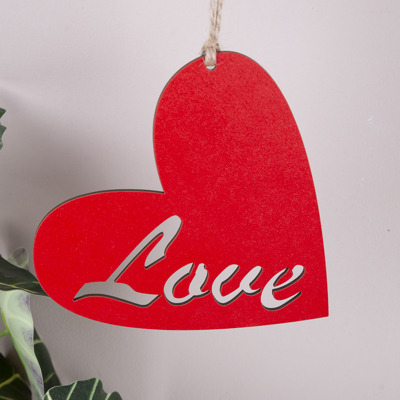 Підвіска серце LOVE