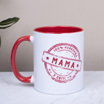 Чашка керамическая штамп мама