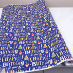 папір 70см * 10м. HAPPY BIRTHDAY
