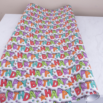 папір 70см * 10м. happy birthday