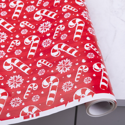 папір  70см * 10м. новогодняя