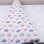 пакувальний папір "тортики" 70см * 10м.