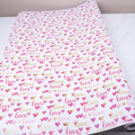 папір подарунковий 70см * 10м. love